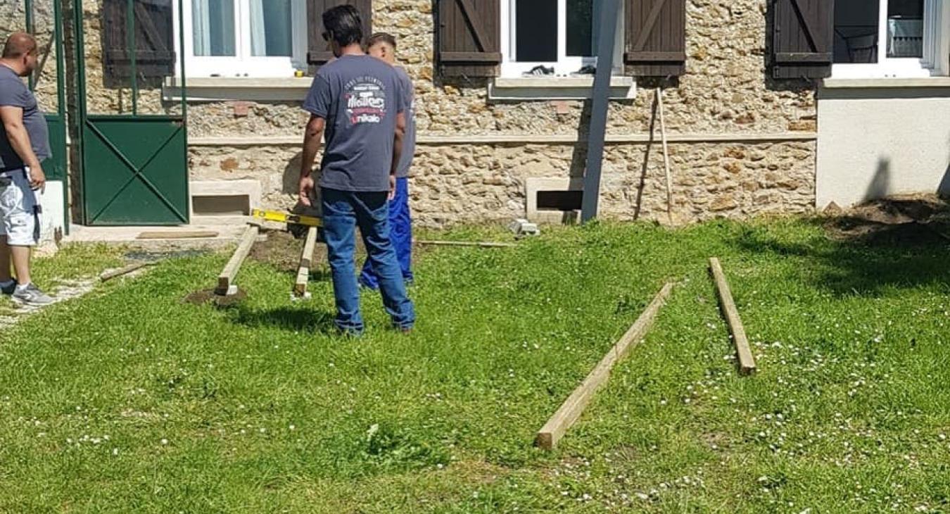 Création de terrasse de jardin