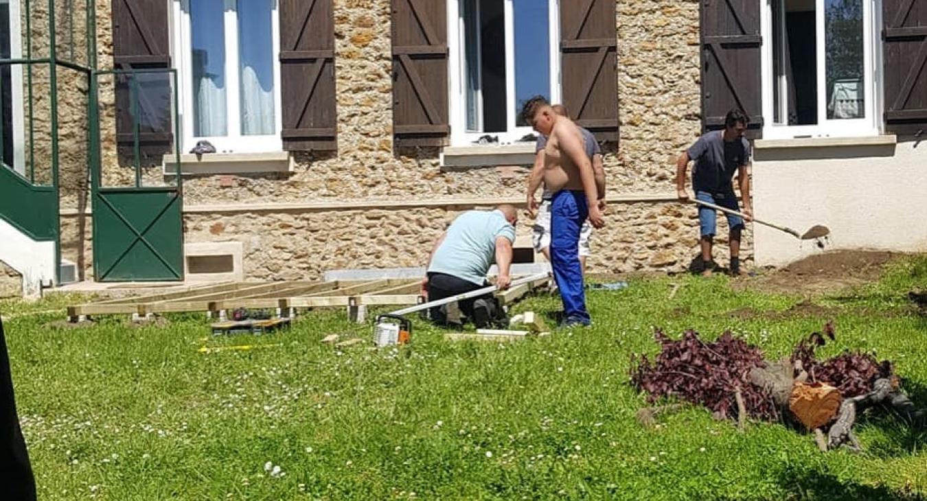 Création de terrasse de jardin