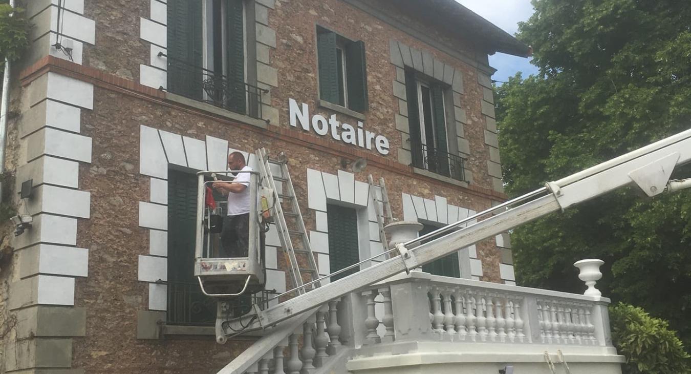 Mise en peinture de façade