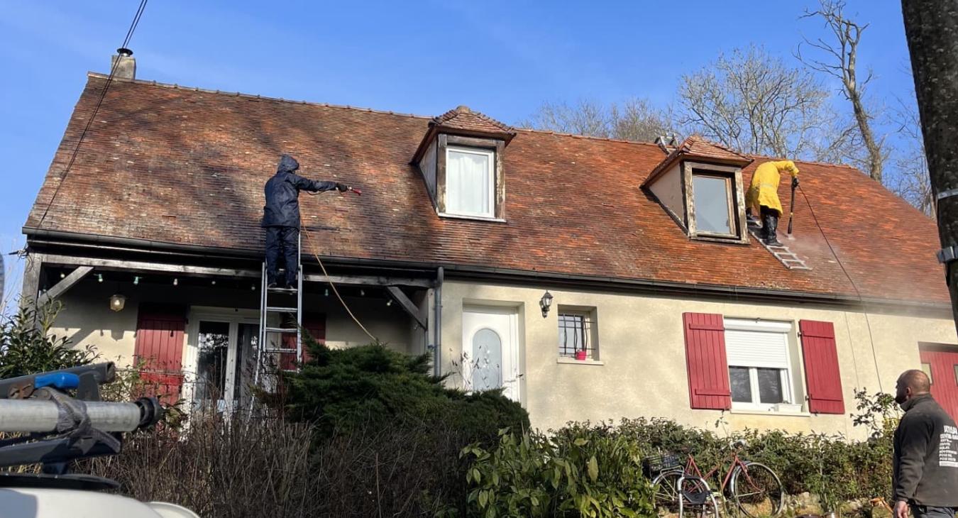 Nettoyage de toiture