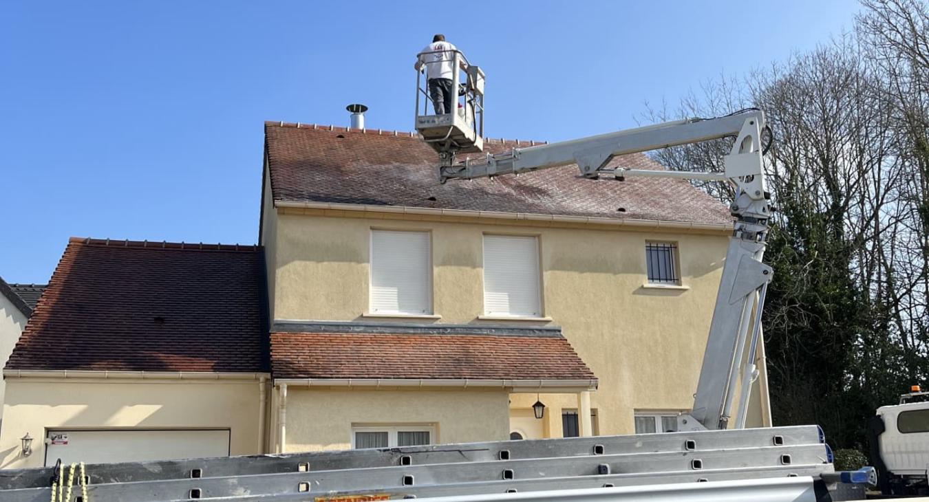 Nettoyage de toiture et façade